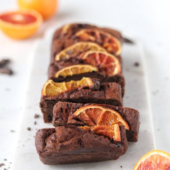 banana bread arancia e cioccolato